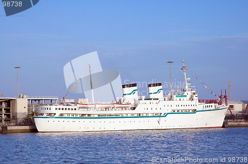 Image of Old and small cruise ship