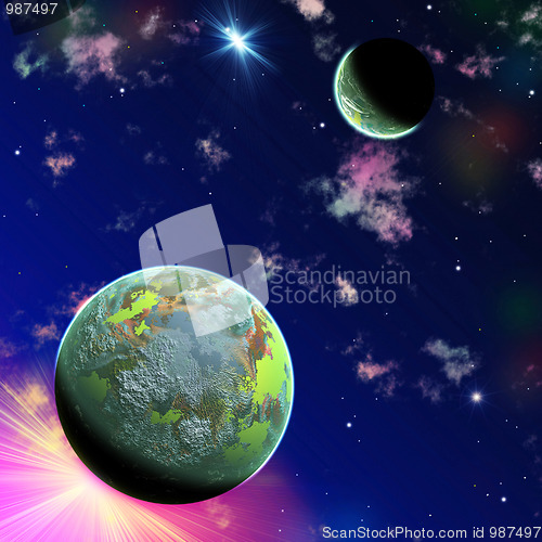 Image of space landscape