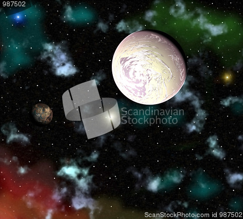 Image of space landscape