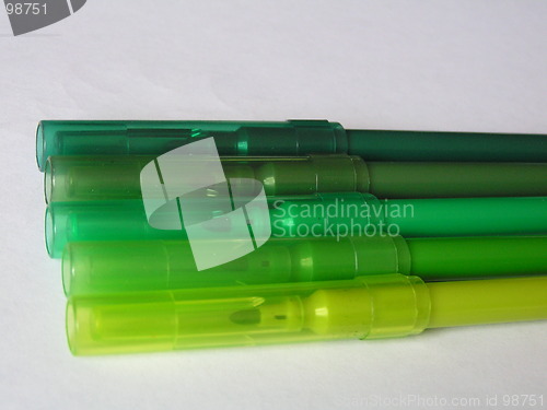 Image of Green Markers