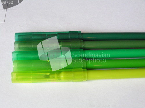 Image of Green Markers