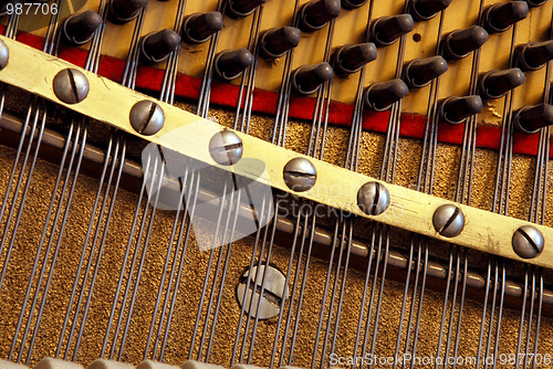 Image of inside the piano