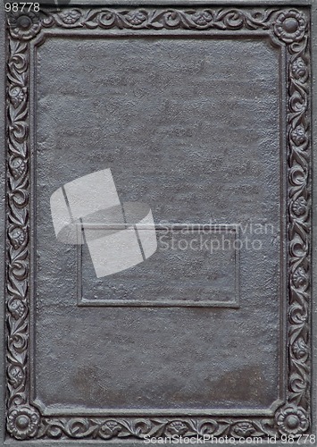 Image of Metal plate 2