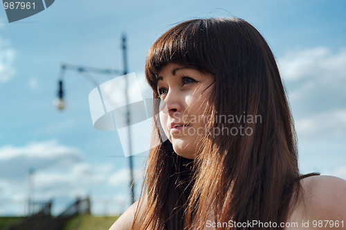 Image of Portrait of beauty girl.