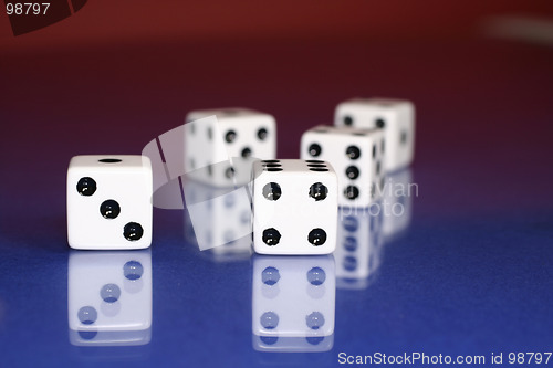 Image of gamble with dice