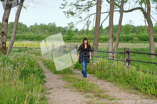 Image of Walk near by dandelion meadow.