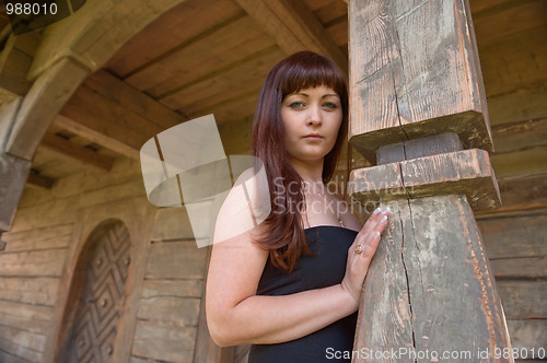 Image of Beauty girl on homestead