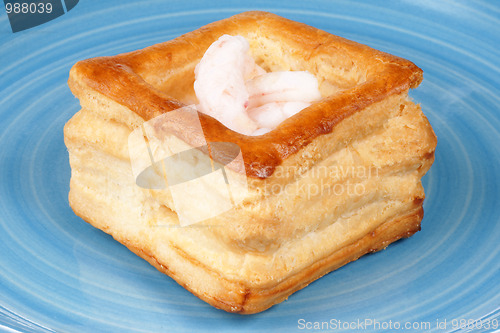 Image of Vol-au-vent with small shrimps