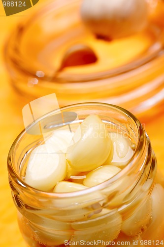 Image of Garlic in jar