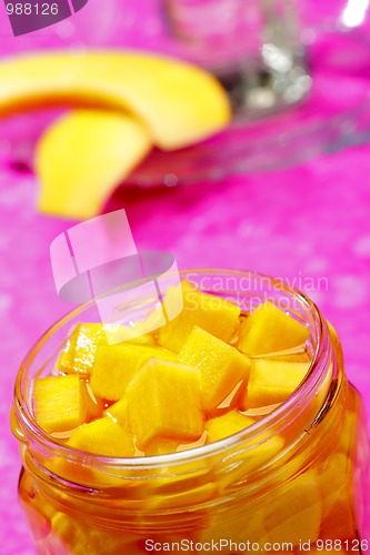 Image of Pickled pumpkin in jar