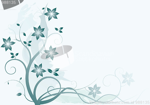 Image of floral vector background