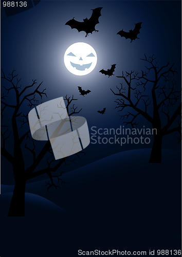 Image of halloween vector background