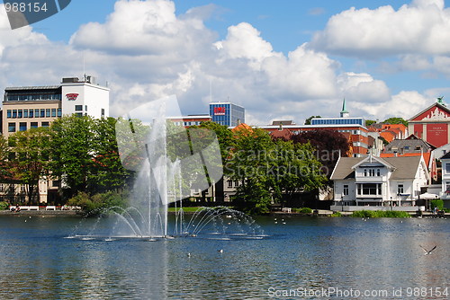 Image of fountain in Stavanger