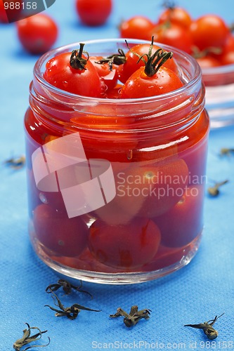 Image of Cocktail tomatoes in jar