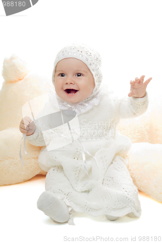 Image of Playful baby girl