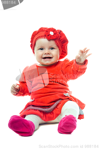 Image of Playful baby girl