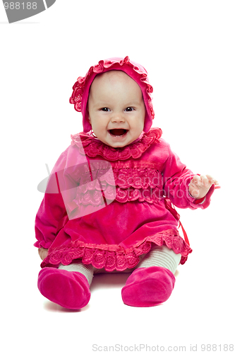 Image of Playful baby girl