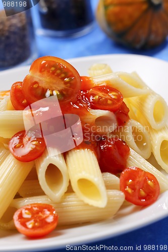 Image of Penne with tomato sauce