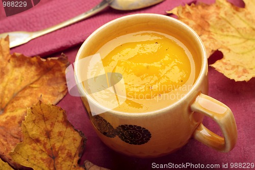 Image of Cream of pumpkin soup