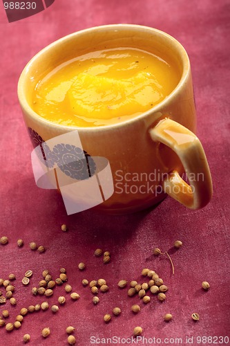 Image of Cream of pumpkin soup