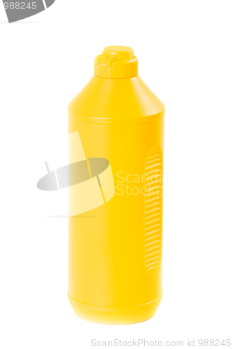 Image of yellow bottle with dishcleaner 