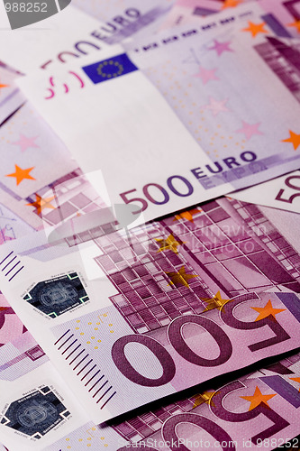 Image of euro banknotes 