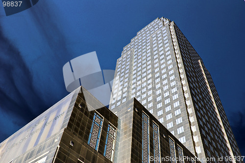 Image of Sunlit office block