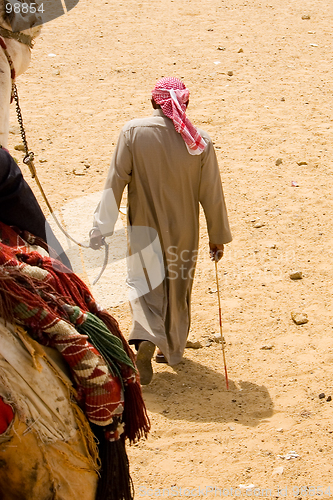 Image of Man with his Camel