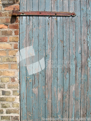 Image of Weathered wooden door