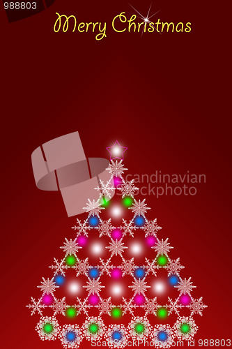 Image of Abstract Christmas tree