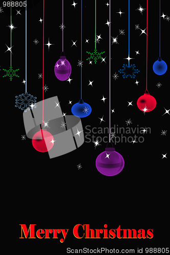 Image of background of Christmas lights