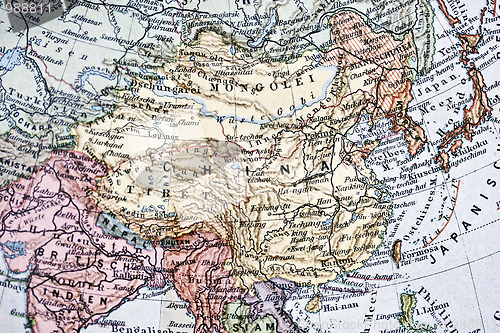 Image of Ancient map of China