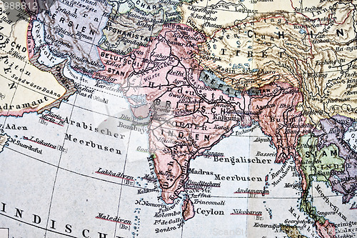 Image of Ancient map of India 