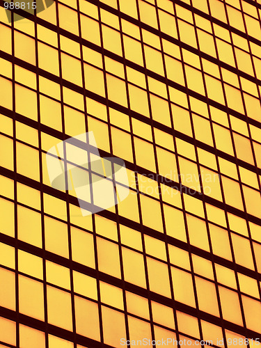 Image of  Glass wall background in Hong Kong 