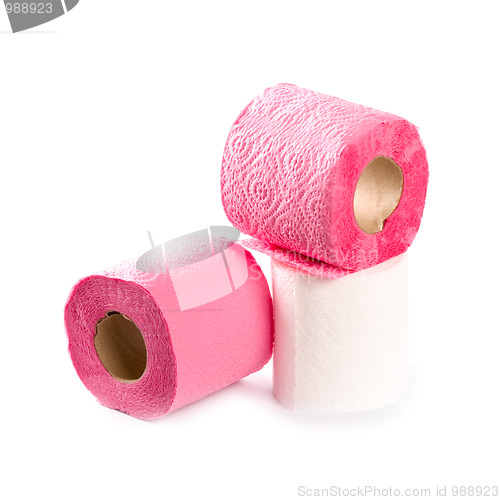 Image of three toilet paper rolls