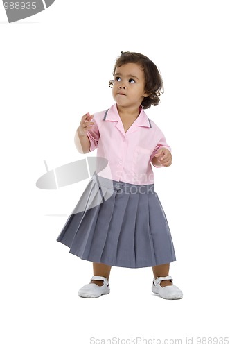 Image of cute little girl