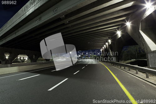 Image of Highway at Night