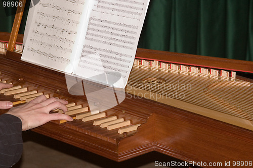 Image of Playing the clavecin