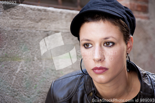 Image of Portrait of a young woman
