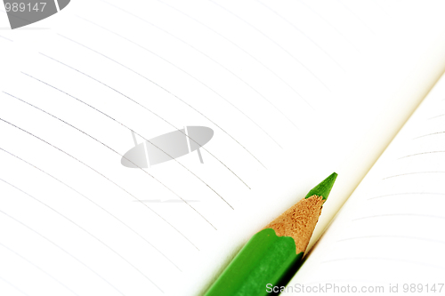 Image of Pencil and agenda