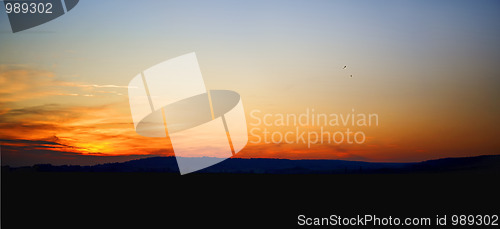 Image of Colourful sunset