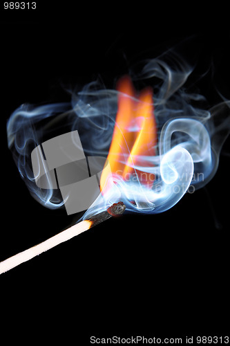 Image of Burning match
