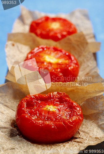 Image of Fried tomato halves