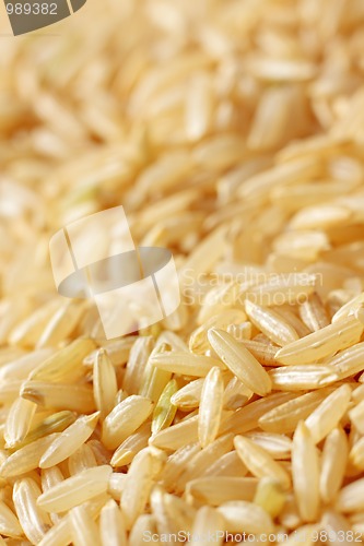 Image of Brown rice grains