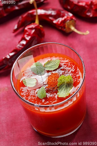 Image of Spicy tomato soup