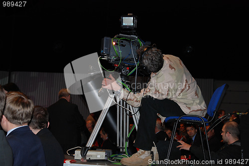 Image of cameraman on National Convention SLD 