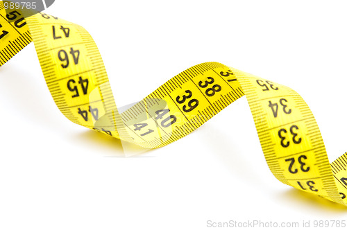 Image of Yellow measuring tape 