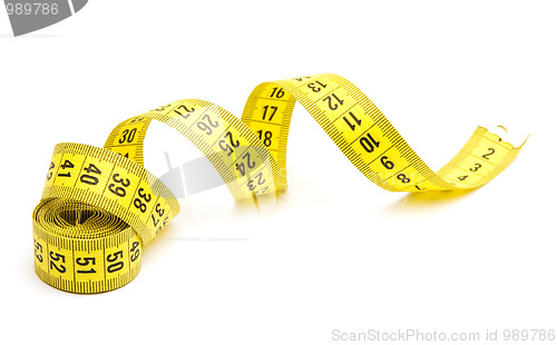 Image of Yellow measuring tape 