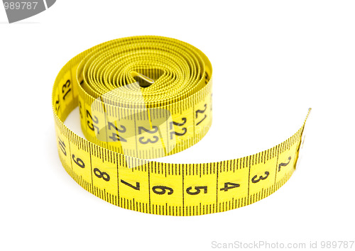 Image of Yellow measuring tape 