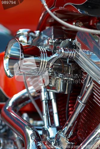 Image of V-twin engine